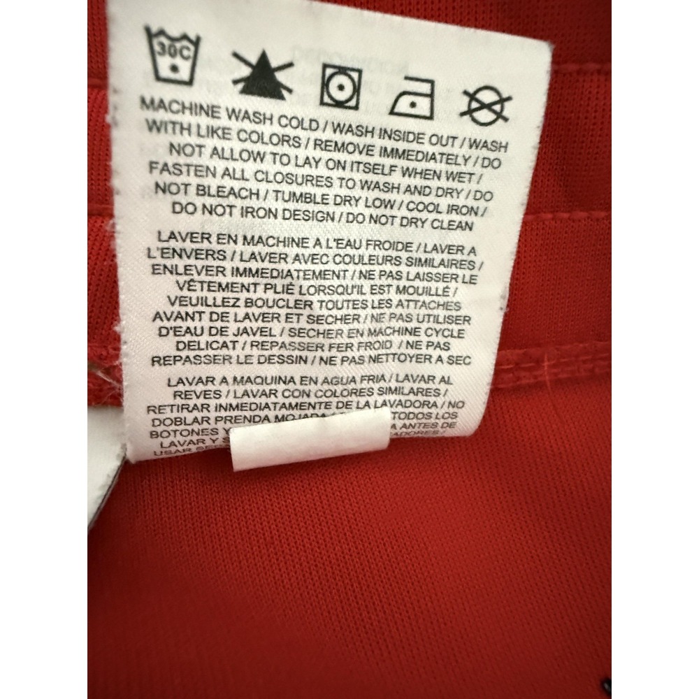 Nike Martine Rose Track Pants Mens Large Red Navy Zip Hem Joggers Side Pocket - Picture 6 of 11